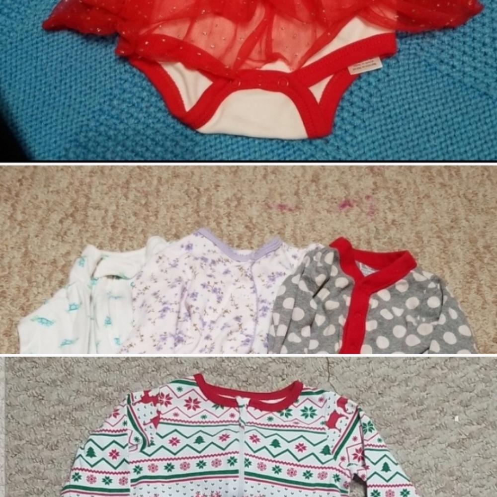 Lot of 5 Onesies 3Mos Assorted Brands